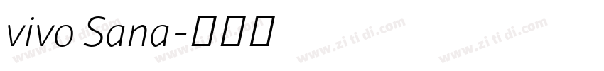 vivo Sana字体转换 vivo Sana字体转换